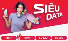 Gói cước siêu data SD90 30 ngày: lướt net thả ga