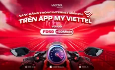 Viettel ra mắt tính năng mua thêm băng thông cho đường truyền internet trên ứng dụng My Viettel